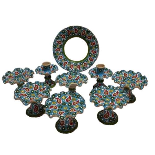 ست هفت سین 9 تکه میناکاری کد 811