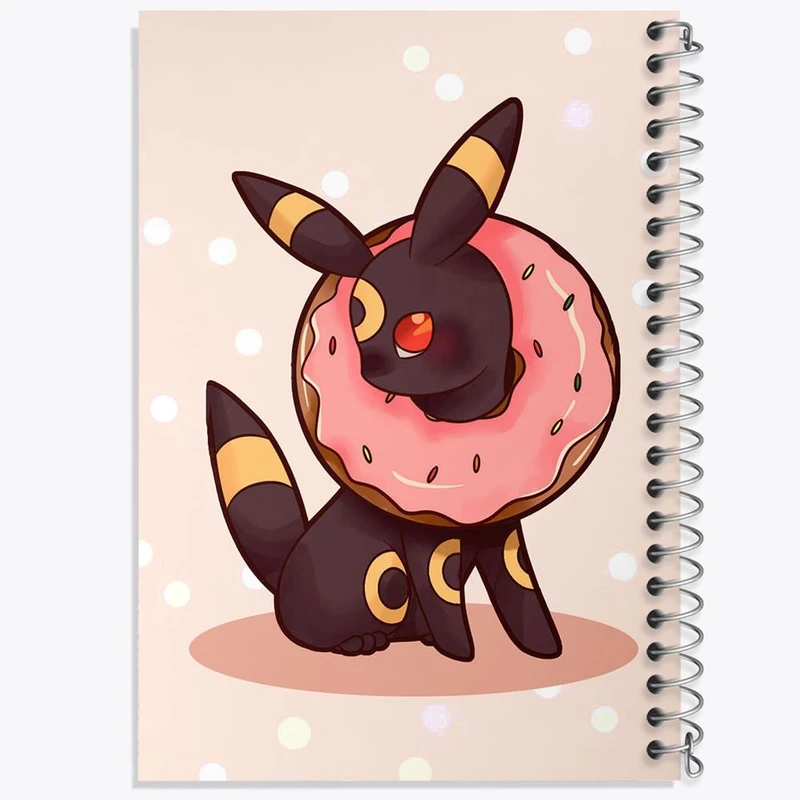 دفتر مشق 50 برگ خندالو مدل امبرون انیمه پوکمون کد 17311