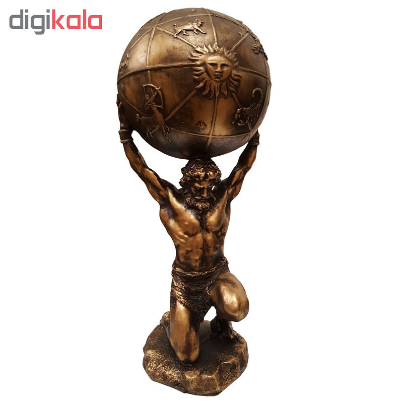 مجسمه مدل اطلس کره به دوش