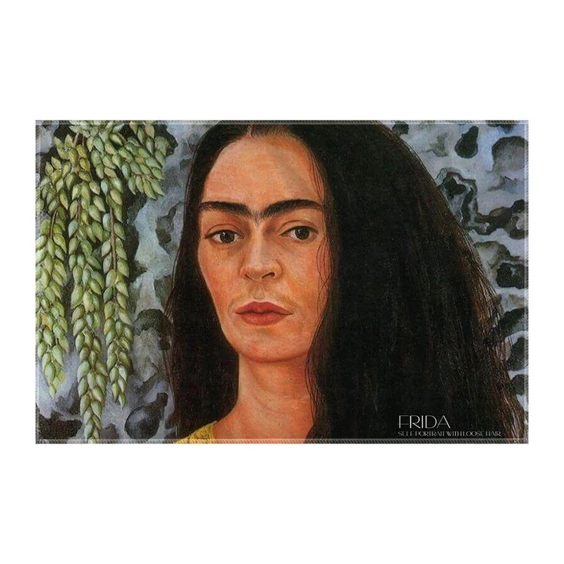 کاغذ کادو ترمه طراحان ایده مدل خودنگار با موی رها از فریدا کد art0145