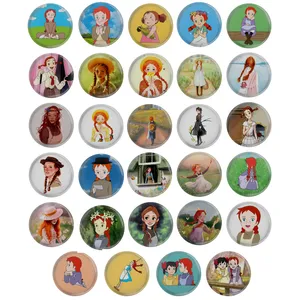 پیکسل مدل انیمیشن کارتون آنشرلی با موهای قرمز S1-11 مجموعه 29 عددی 