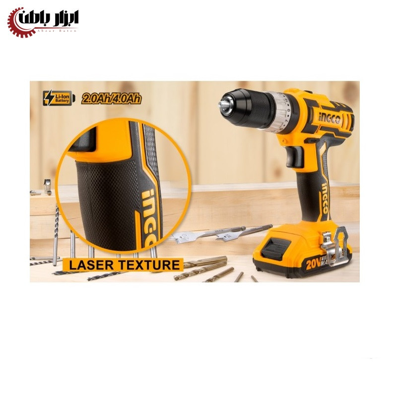 دریل پیچ گوشتی چکشی شارژی اینکو مدل CIDLI2002-20V