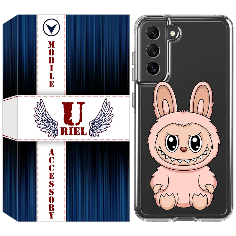 کاور یوریل مدل Clear کد 138 طرح لبوبو مناسب برای گوشی موبایل سامسونگ Galaxy S21 FE