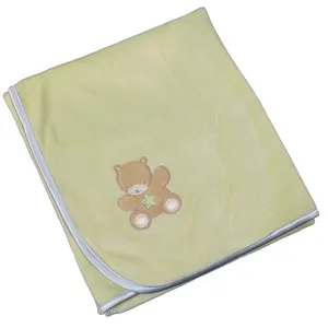 پتوی نوزادی مدل bear کد KM-3589800 سایز 75×70 سانتی متر