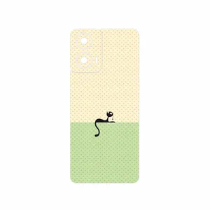 MAHOOT Minimal Internet Cat Icon Cover Sticker for Motorola Moto G24