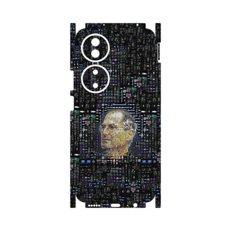 برچسب پوششی ماهوت مدل Collage of Steve Jobs 2-FullSkin مناسب برای گوشی موبایل آنر X7b
