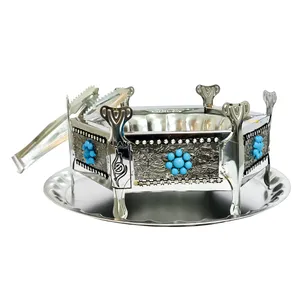 منقل اسپند دودکن آبان مدل شاهانه مجموعه 3 عددی