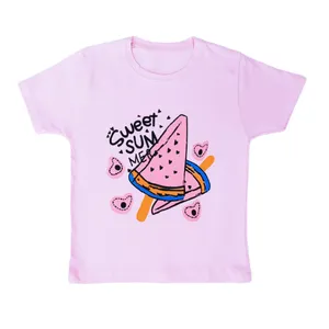 تی شرت آستین کوتاه دخترانه مدل بستنی هندوانه