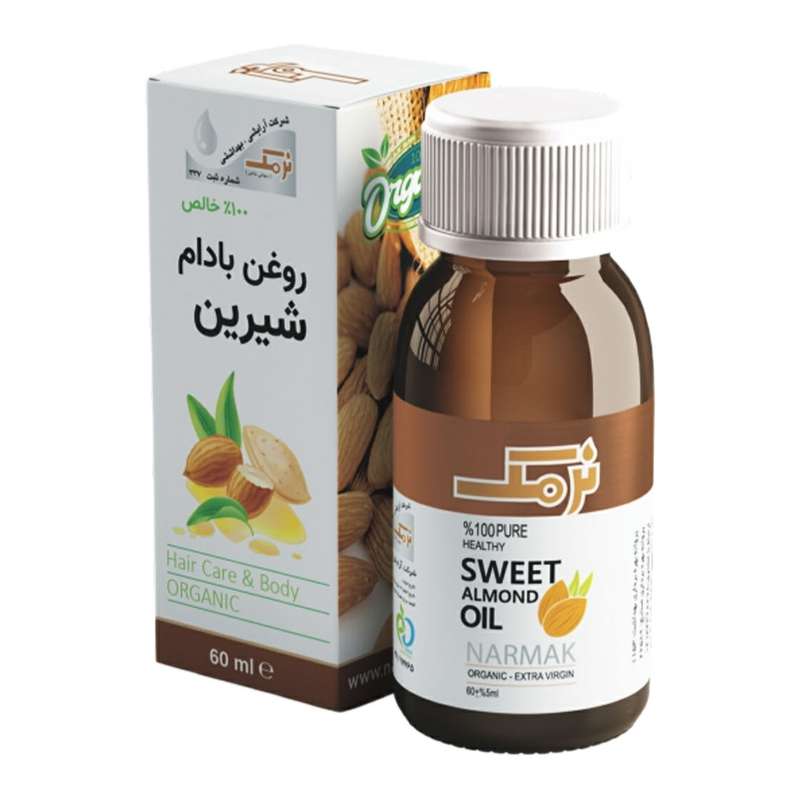 روغن بدن نرمک مدل بادام شيرين حجم 60 میلی لیتر روغن بدن نرمک مدل بادام شيرين حجم 60 میلی لیتر