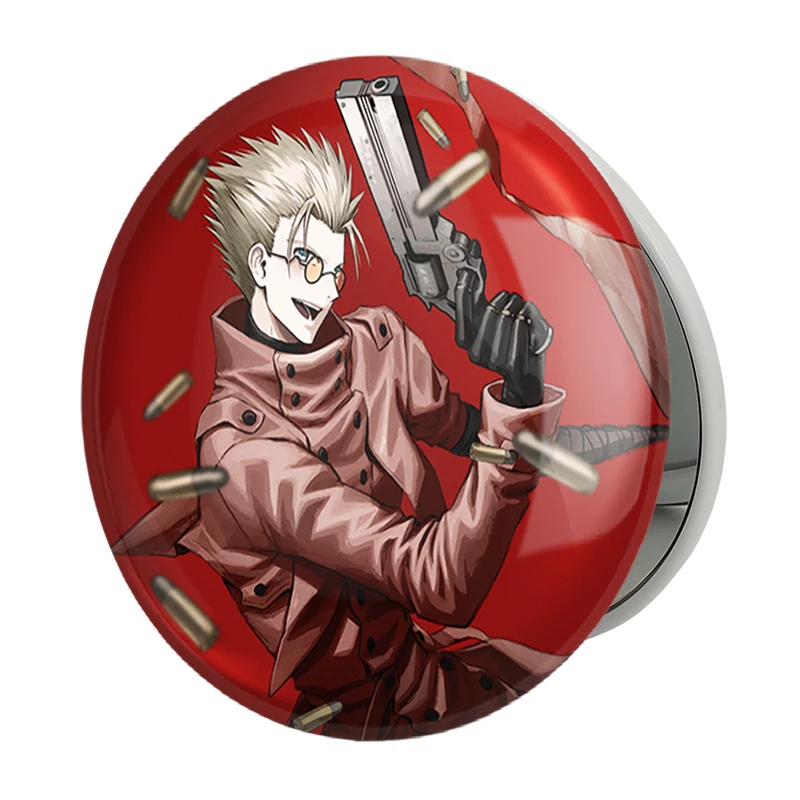 آینه جیبی خندالو طرح وش انیمه تریگان (Trigun) مدل تاشو کد 36235