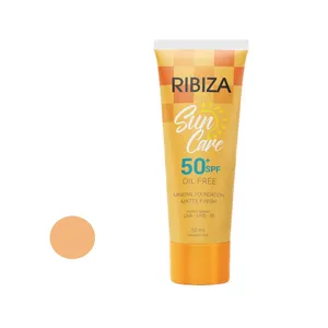 کرم ضد آفتاب رنگی  ری بی زا SPF 50 مدل  02 مناسب انواع پوست حجم 50 میلی لیتر