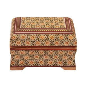 جعبه جواهرات تمام خاتم کاری مدل بغل کاس کد 11