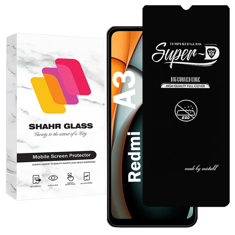 محافظ صفحه نمایش شهر گلس مدل SUPERDNSH مناسب برای گوشی موبایل شیائومی Redmi A3