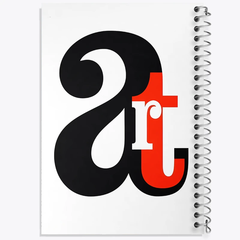 دفتر ژورنال نویسی 50 برگ خندالو مدل نقطه ای طرح هنر (Art) کد F6107