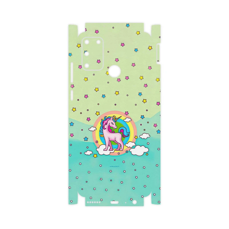 برچسب پوششی ماهوت مدل Rainbow unicorn adventure-FullSkin مناسب برای گوشی موبایل آنر 9A
