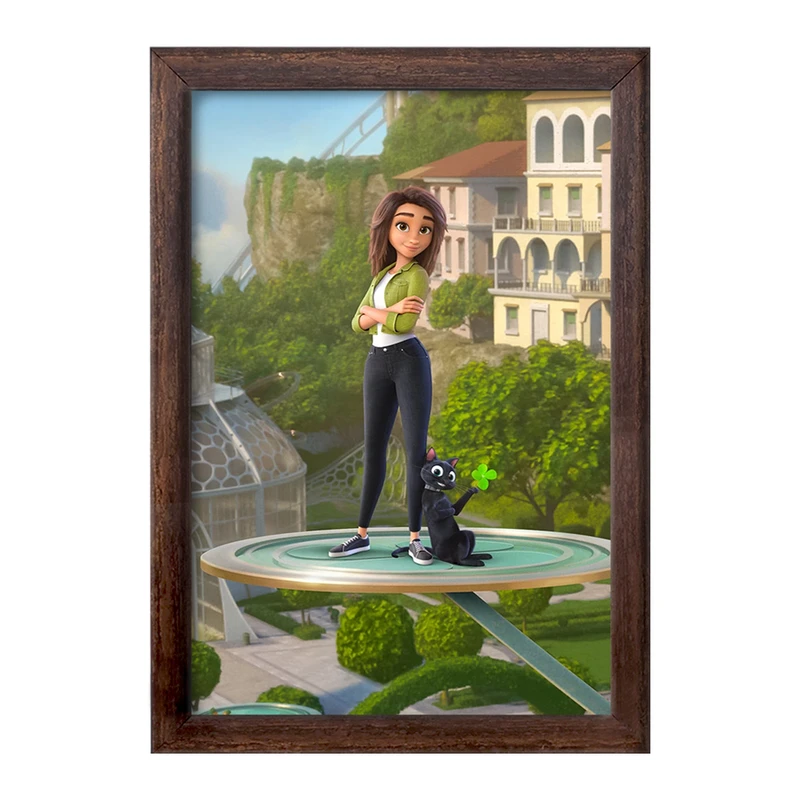 تابلو خندالو طرح انیمیشن شانس لاک Luck کد 26035