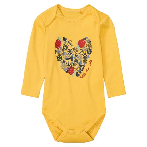 بادی آستین بلند نوزادی لوپیلو مدل قلب 12