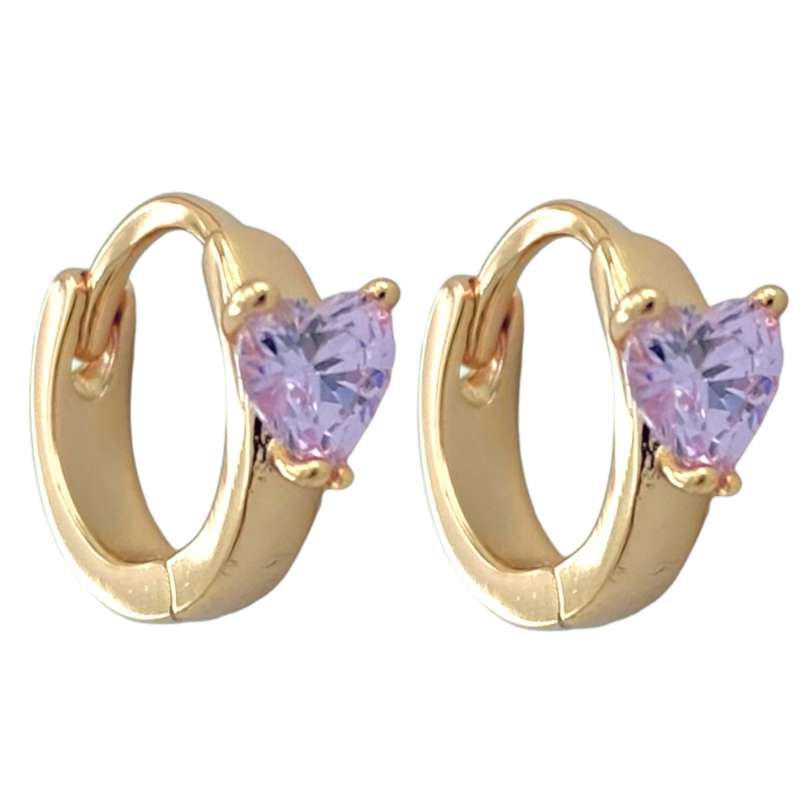 گوشواره زنانه ژوپینگ مدل قلب کد E4029