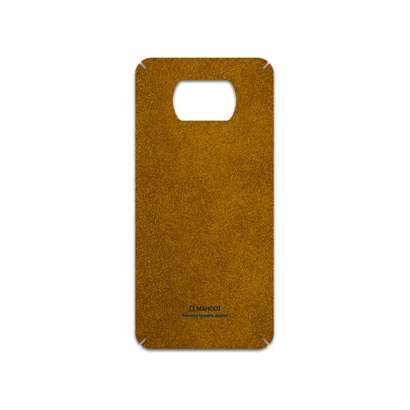 برچسب پوششی ماهوت مدل Brown-Chamois-Leather مناسب برای گوشی موبایل شیائومی Poco X3 NFC