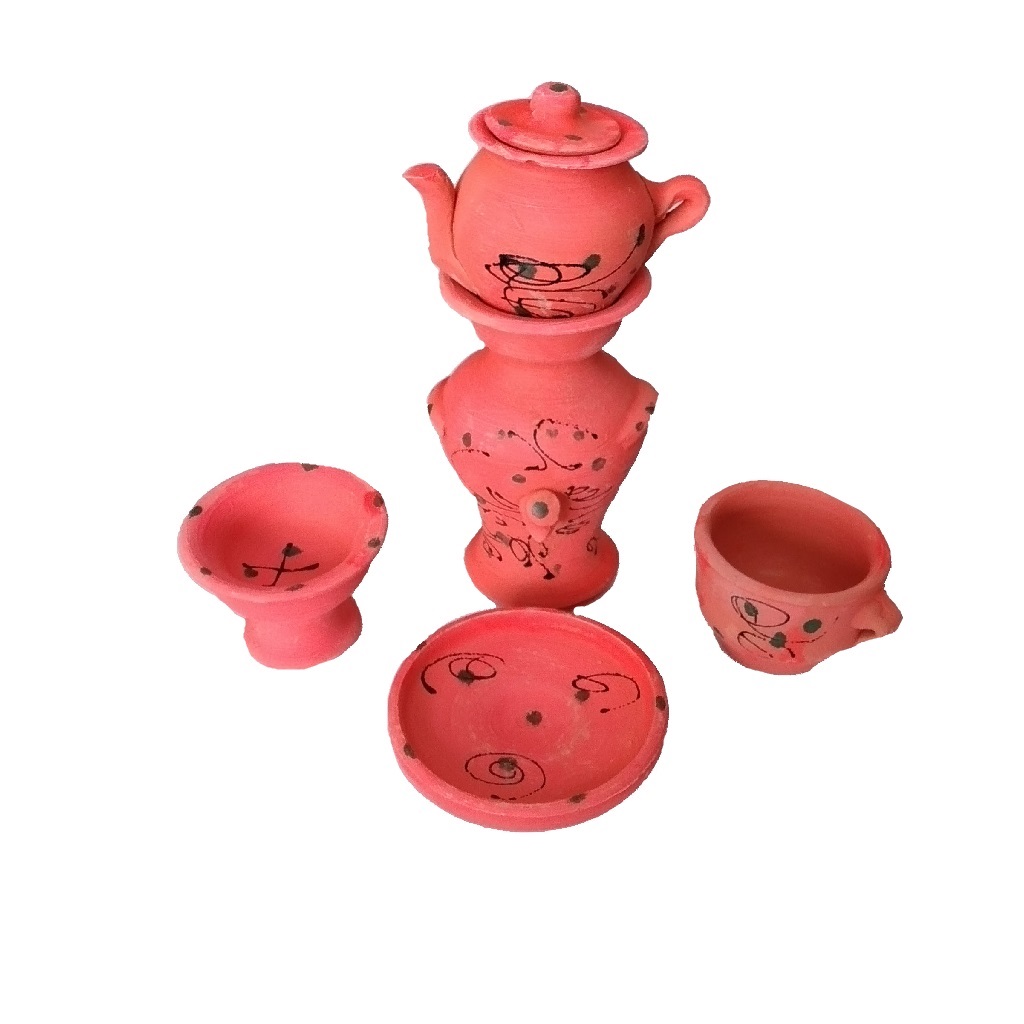 ست 5 تکه سماور سفالی مدل AES644