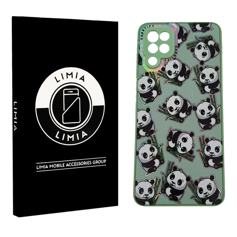 کاور لیمیا مدل فانتزی لنزدار طرح عروسکی شبرنگی مناسب برای گوشی موبایل سامسونگ Galaxy A12 / M12