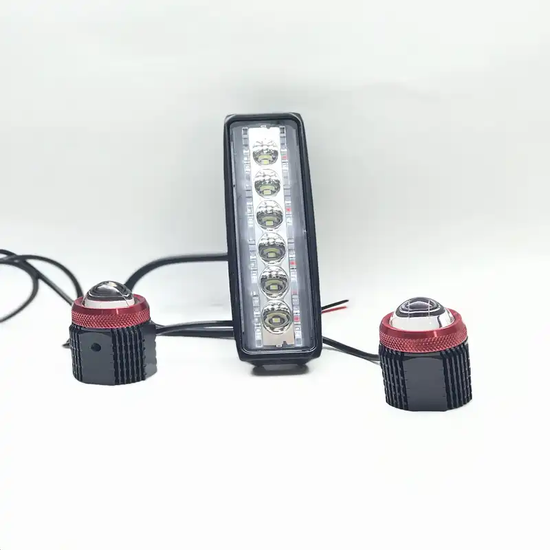 پرژکتور موتور سیکلت ام دی اچ مدل Korean Led Chip 1.3A مجموعه 3 عددی