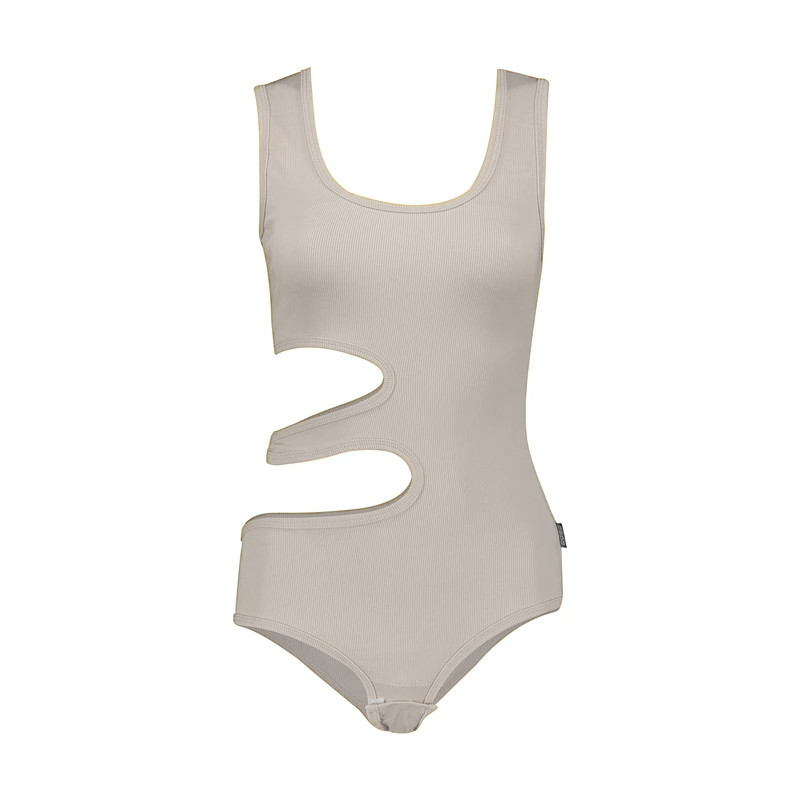 بادی بدون آستین زنانه پپا مدل Hooper رنگ استخوانی