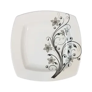 بشقاب خورش خوری مدل آرین طرح پیچک کد 715