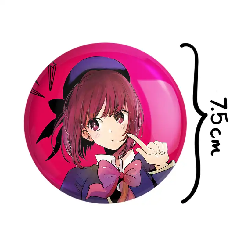 آینه جیبی خندالو مدل کانا آریما انیمه اوشی نو کو ستاره من Oshi No Ko کد 27480