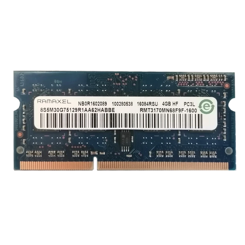 رم لپ تاپ DDR3L تک کاناله 1600 مگاهرتز CL11 راماکسل مدل RMT3170MN68F9F ظرفیت 4 گیگابایت