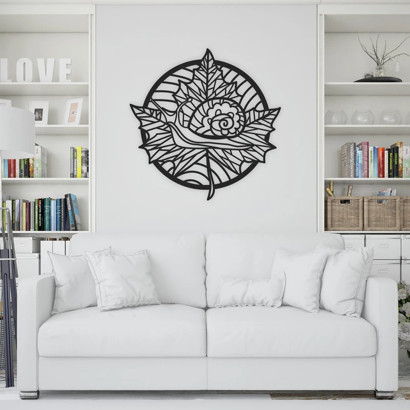  استیکر طرح برگ کد 006