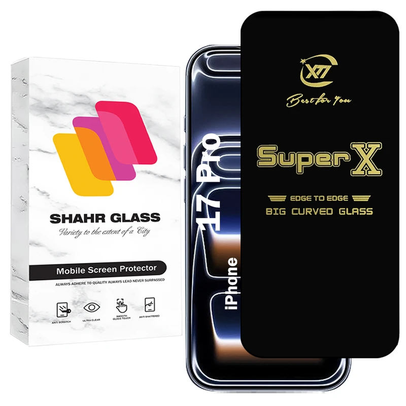 محافظ صفحه نمایش شهر گلس مدل SUPXS20 مناسب برای گوشی موبایل اپل iPhone 17 Pro