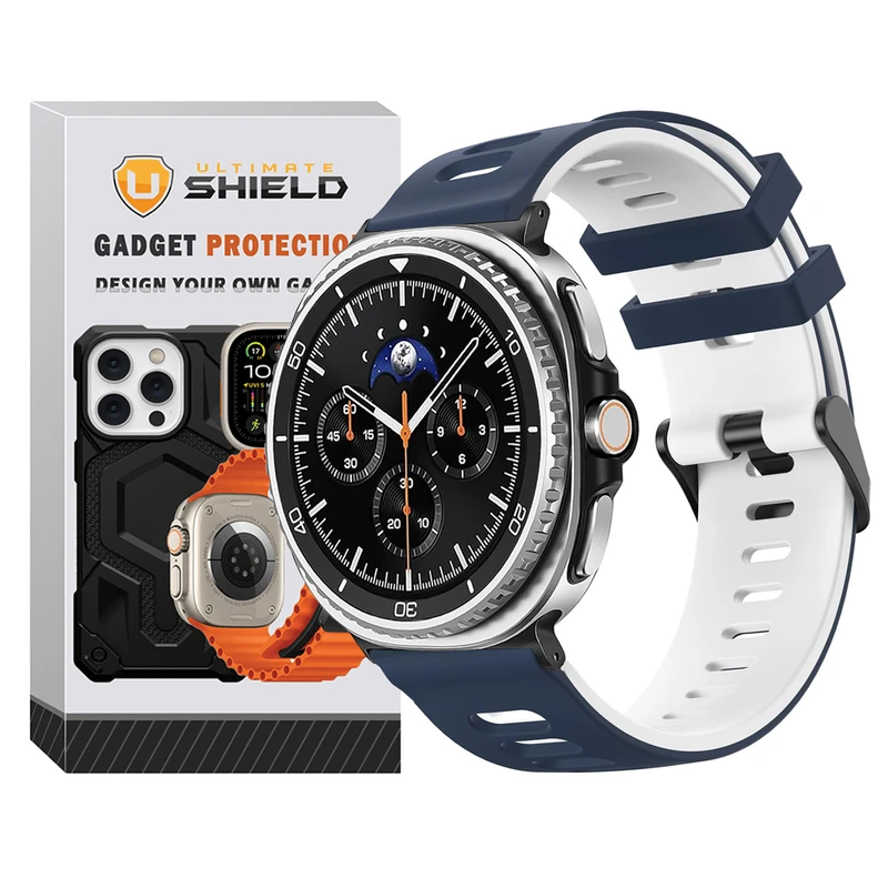 بند آلتیمیت شیلد مدل Hike NV8 BK مناسب برای ساعت هوشمند سامسونگ Galaxy Watch 8 40mm / Galaxy Watch 8 44mm / Galaxy Watch 8 Classic 46mm