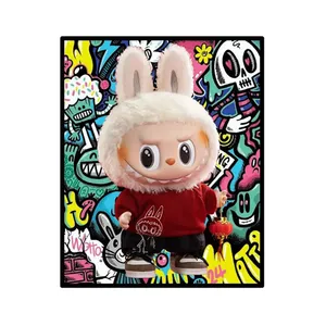 استیکر پارچه و لباس پاد آفرین مدل لبوبو کد 544