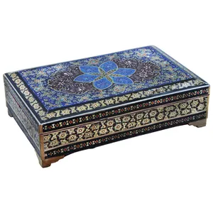 جعبه جواهرات خاتم کاری طرح تذهیب کد 78639