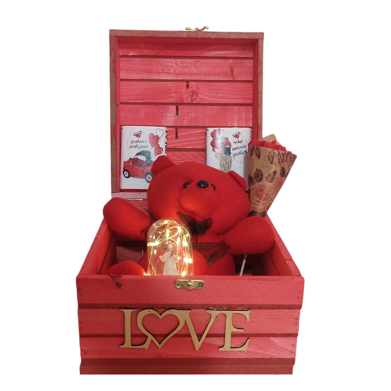 ست هدیه طرح خرس مدل 04 Love ست هدیه طرح خرس مدل 04 Love