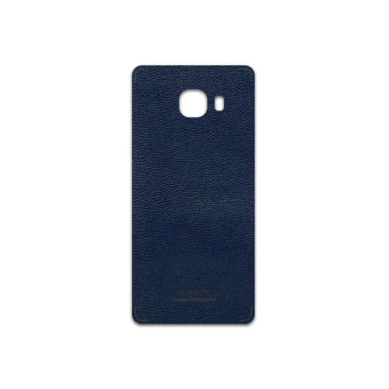 برچسب پوششی ماهوت مدل Deep-Blue-Leather مناسب برای گوشی موبایل سامسونگ Galaxy C5