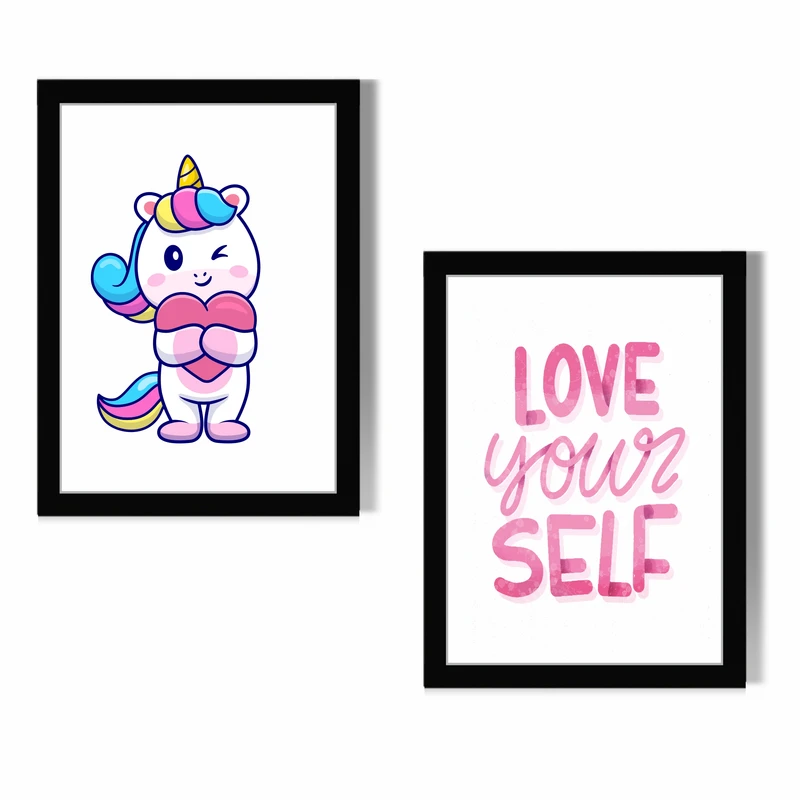 تابلو مدل یونیکورن کد BUN مجموعه 2 عددی