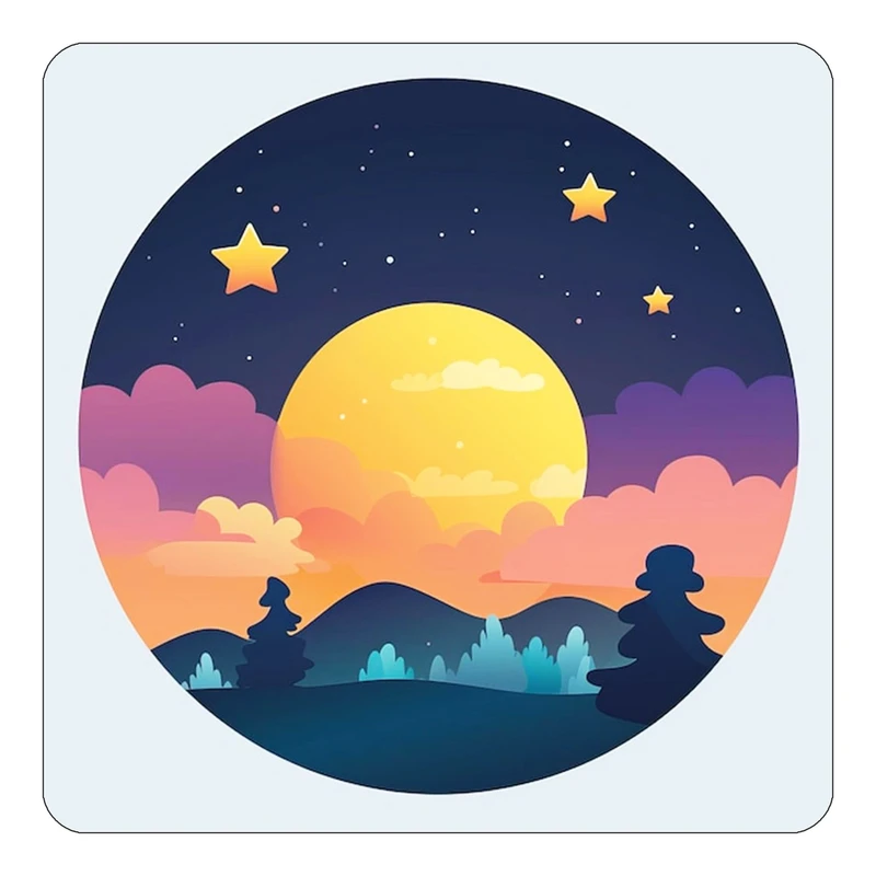 مگنت کاکتی طرح ماه و ستاره مدل mp54983