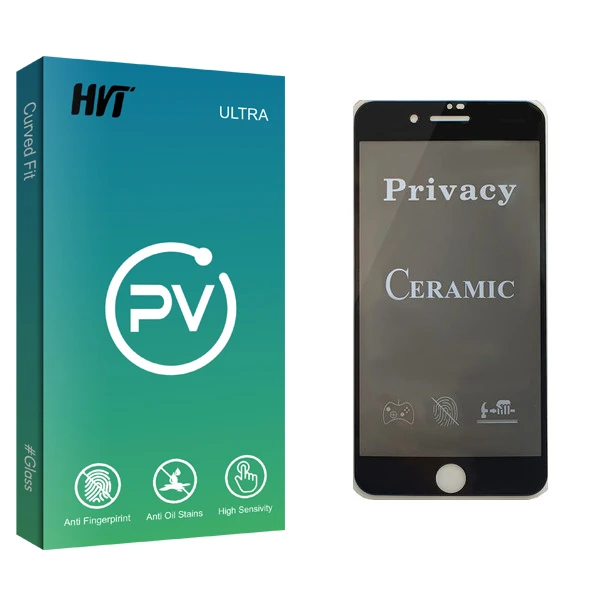 محافظ صفحه نمایش سرامیکی اچ وی تی مدل PV glass مناسب برای گوشی موبایل اپل iPhone 8