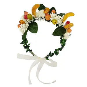 تاج مو دخترانه مدل میوه کد E123