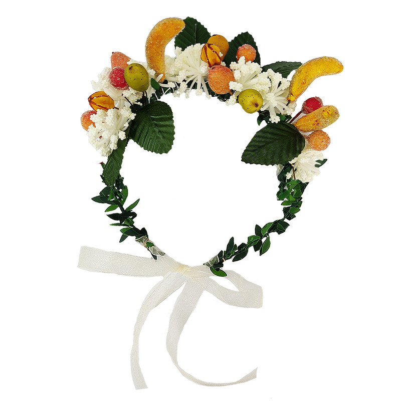 تاج مو دخترانه مدل میوه کد E123
