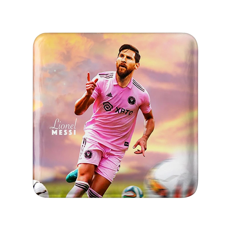 پیکسل خندالو طرح لیونل مسی مدل مربعی کد 36465