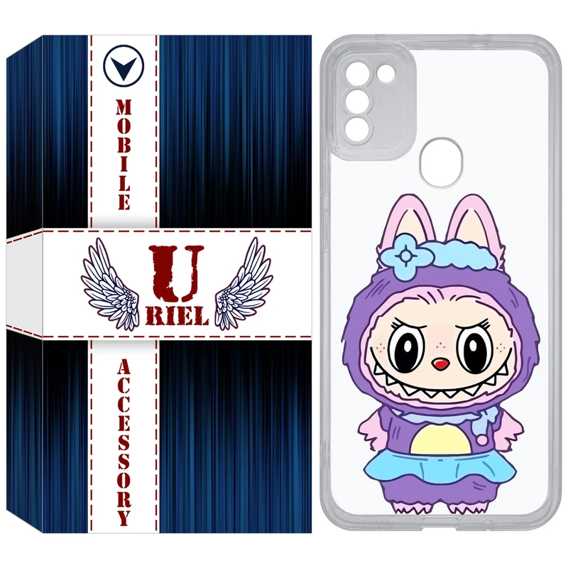 کاور یوریل مدل Clear کد 141 طرح لبوبو Labubu مناسب برای گوشی موبایل سامسونگ Galaxy A11 / M11