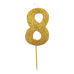 شمع تولد طرح عدد 8
