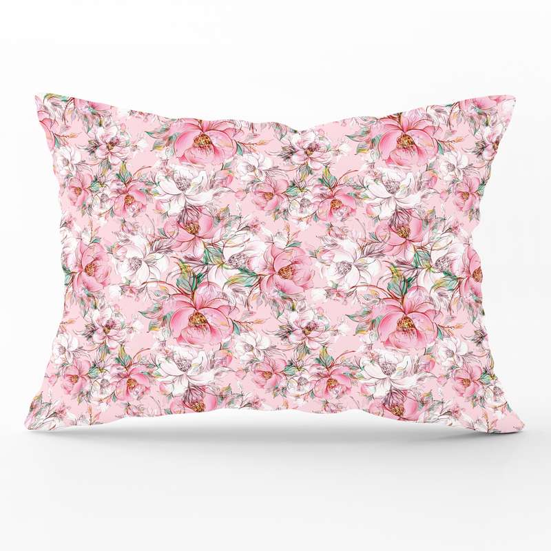 رو بالشی مدل مخمل طرح گل کد 1053