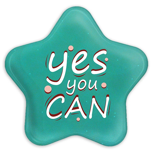 پیکسل خندالو طرح Yes You Can مدل ستاره ای کد 10046