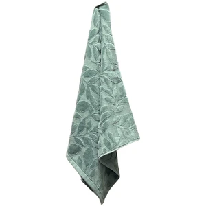 حوله دست و صورت زارا هوم مدل PLANT JACQUARD کد 093 سایز 50x90 سانتی متر