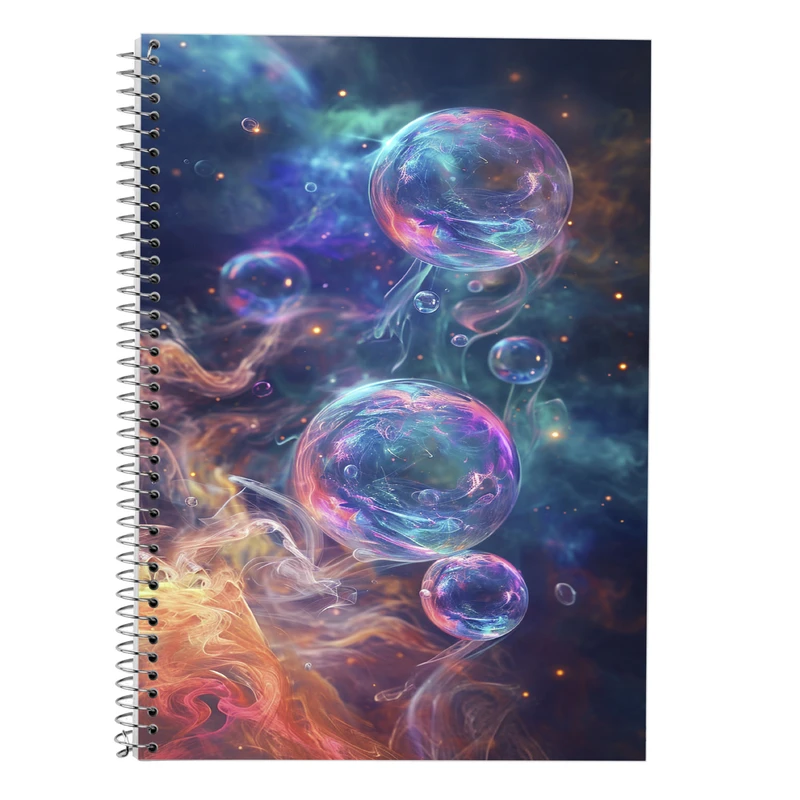 دفتر زبان 50 برگ مدوپد مدل سه خط طرح فانتزی کد DF14462