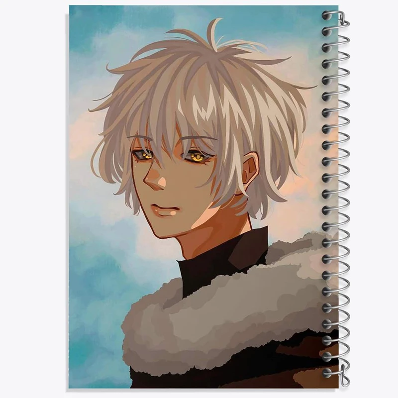 دفتر ژورنال نویسی 50 برگ خندالو مدل نقطه ای طرح فوشی انیمه به تو ای ابدی کد 15680